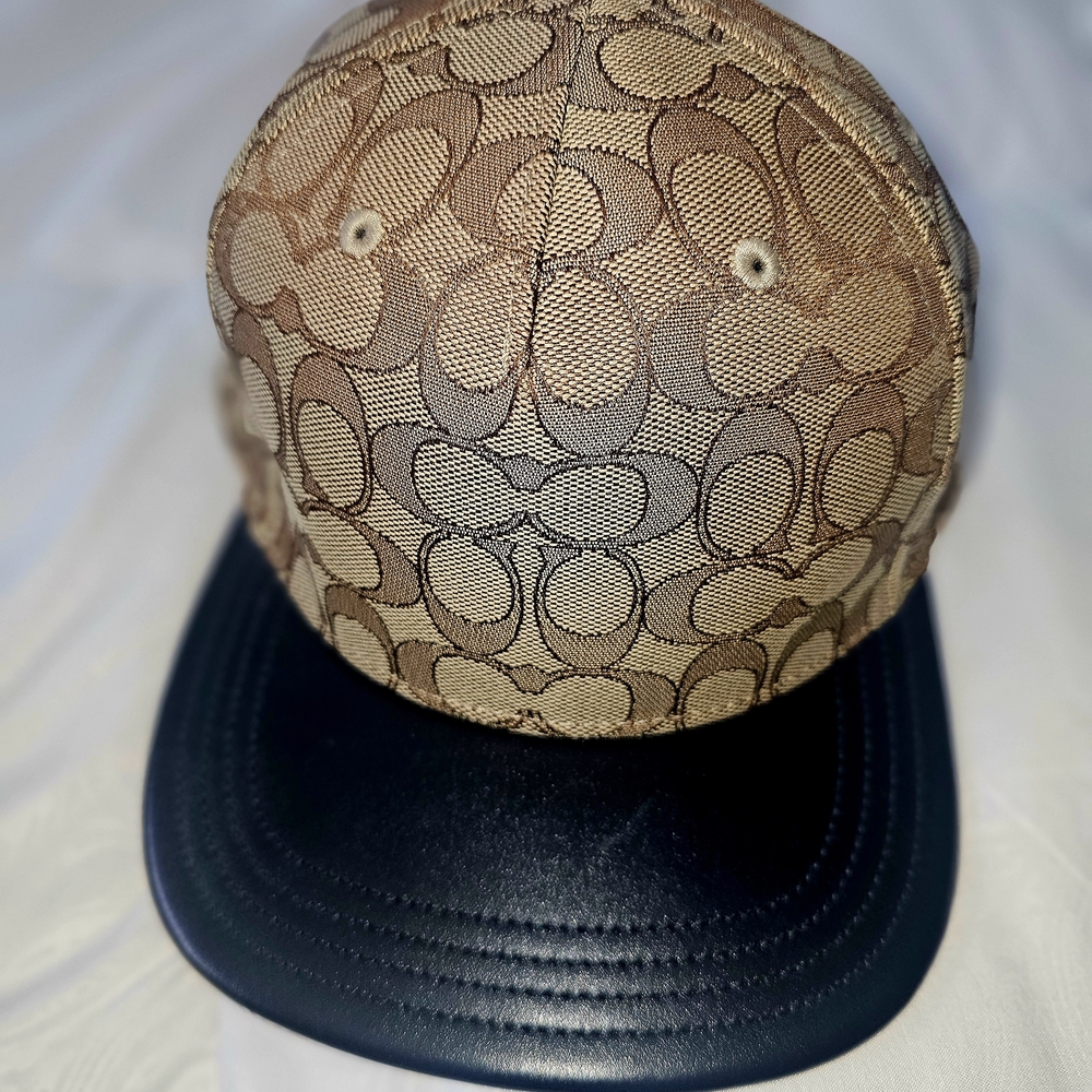 Coach Brown and Black Hat